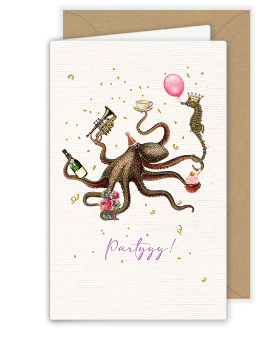 Partyyy!, Greeting Card