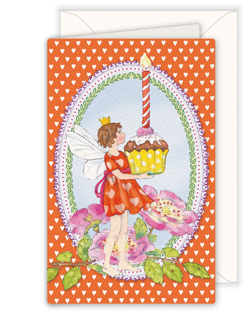 Elf with Candle, Greeting Card