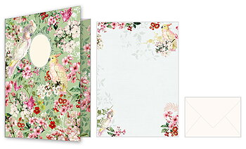 Cockatoo with Flowers, Writing Paper