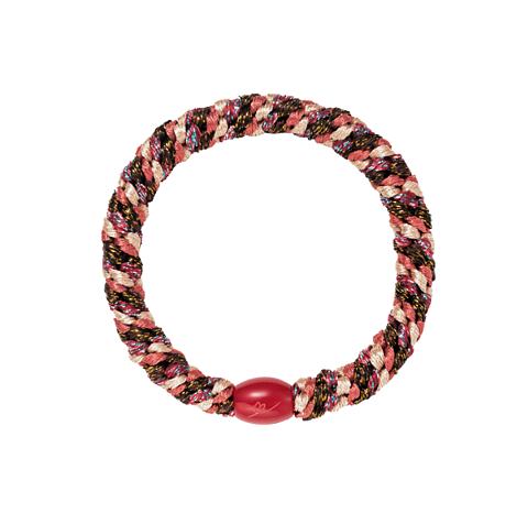 Ella Elastic 10-pack Red Brown Glitter
