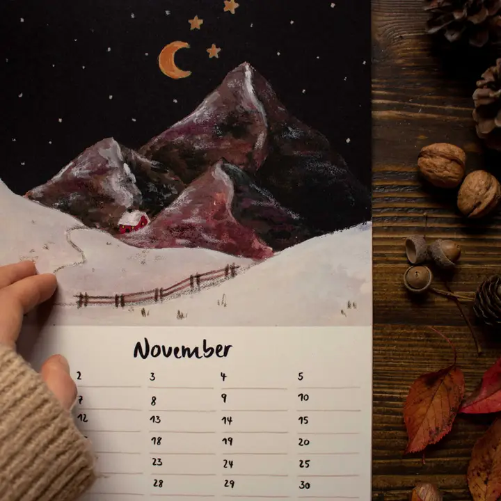 Everyday Magic | Evig, Födelsedag Väggkalender - Sarah Leukhardt Studiosatsch - 7