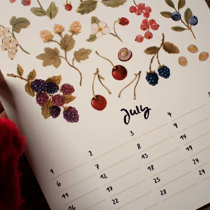 Everyday Magic | Evig, Födelsedag Väggkalender - Sarah Leukhardt Studiosatsch - 3