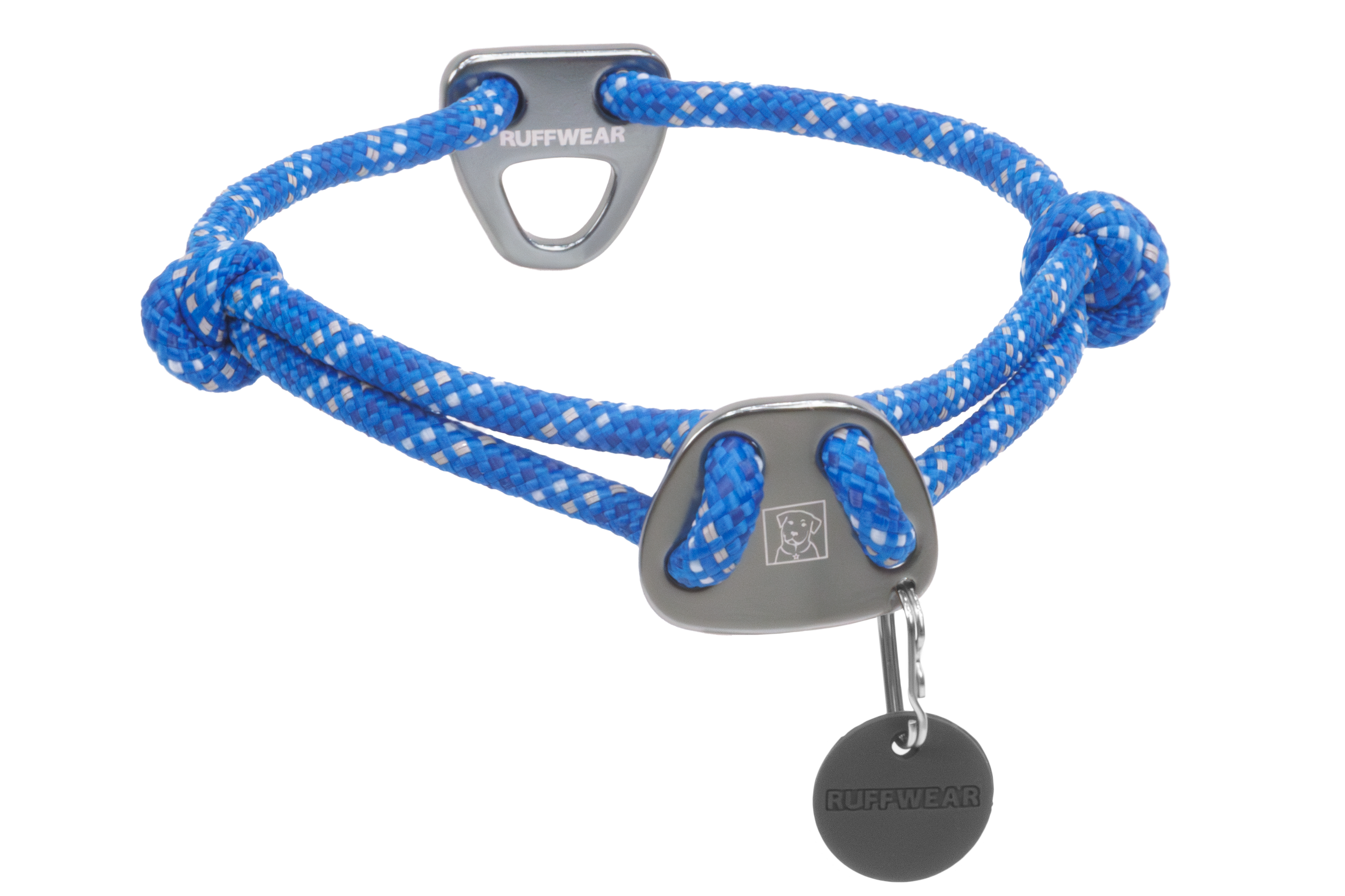 Ruffwear Knot-a-Collar Rope Hundhalsband - Blue Pool (51-66 cm)