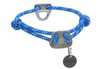 Ruffwear Knot-a-Collar Rope Dog Collar - Blue Pool