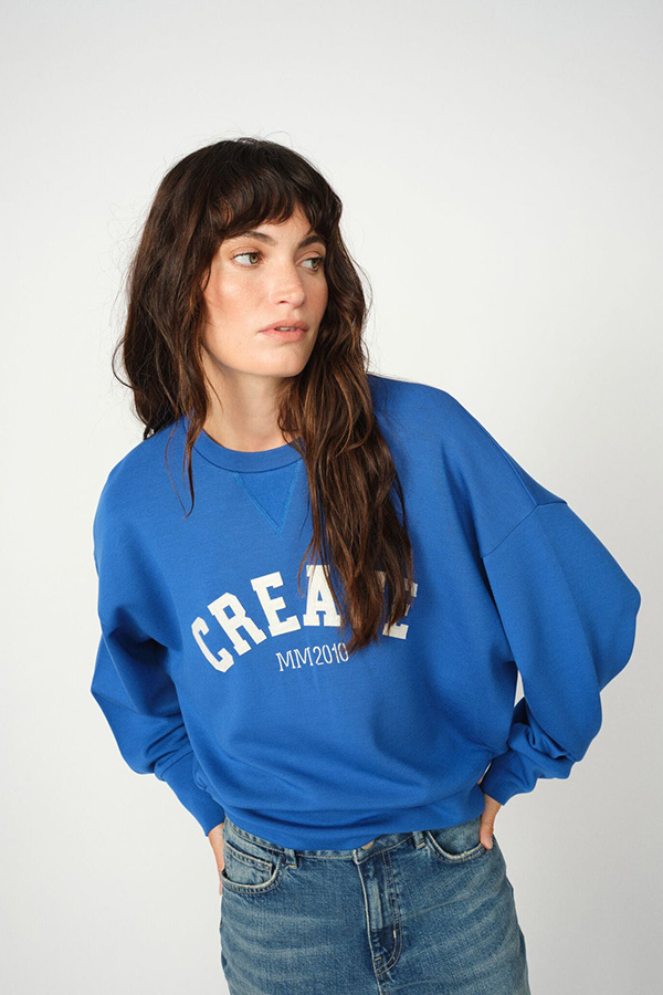 MMCelli O-LS Sweatshirt Blue Lolite - 2