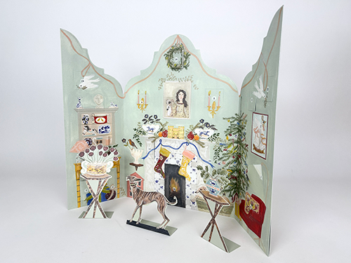 Festive Dutch Gable by Polly Fern, Advent Calendar - 3
