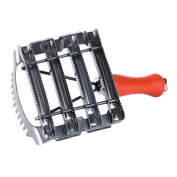 Metal Sweat Scraper with Wooden Handle