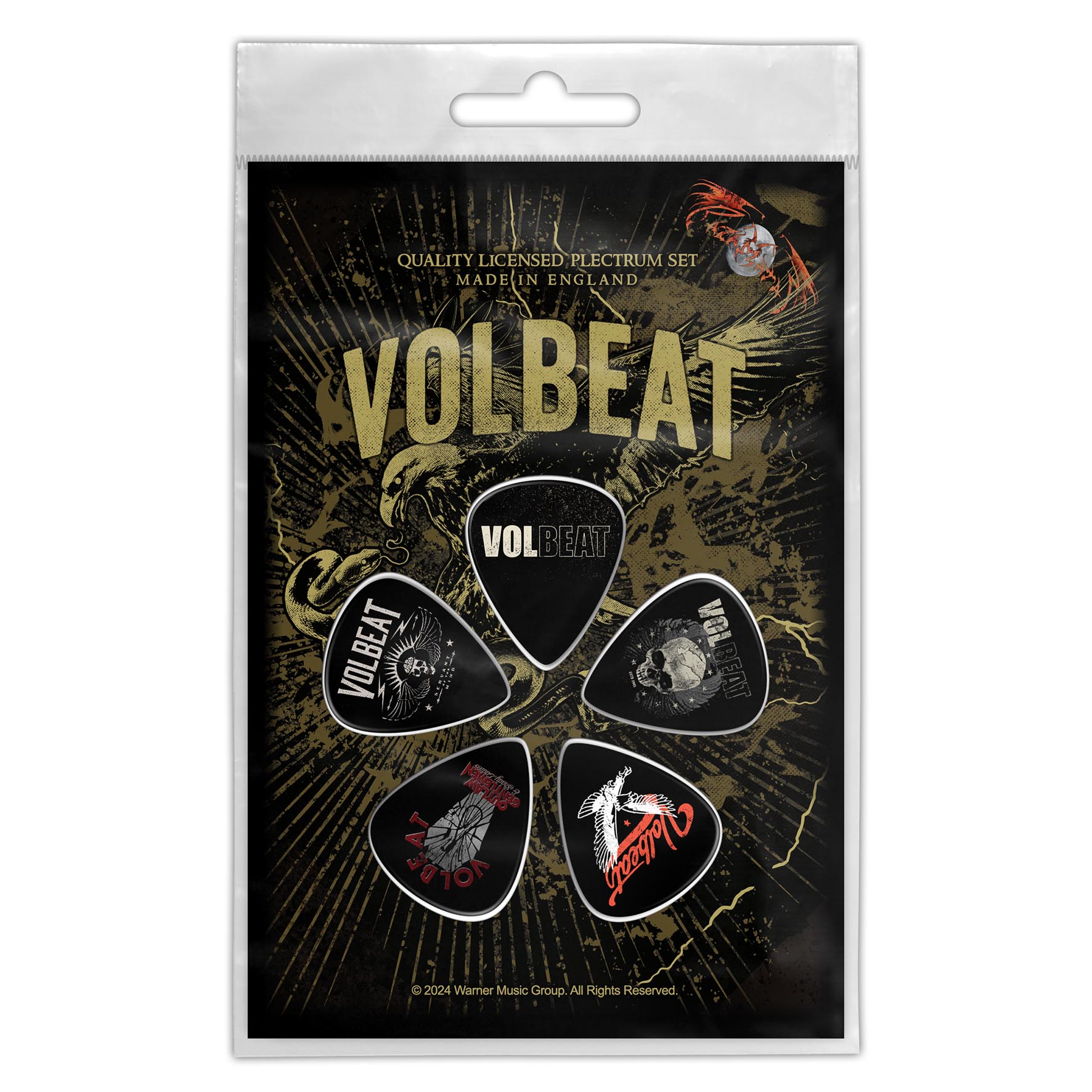 Volbeat Eagle 5 Pack Guitar Picks
