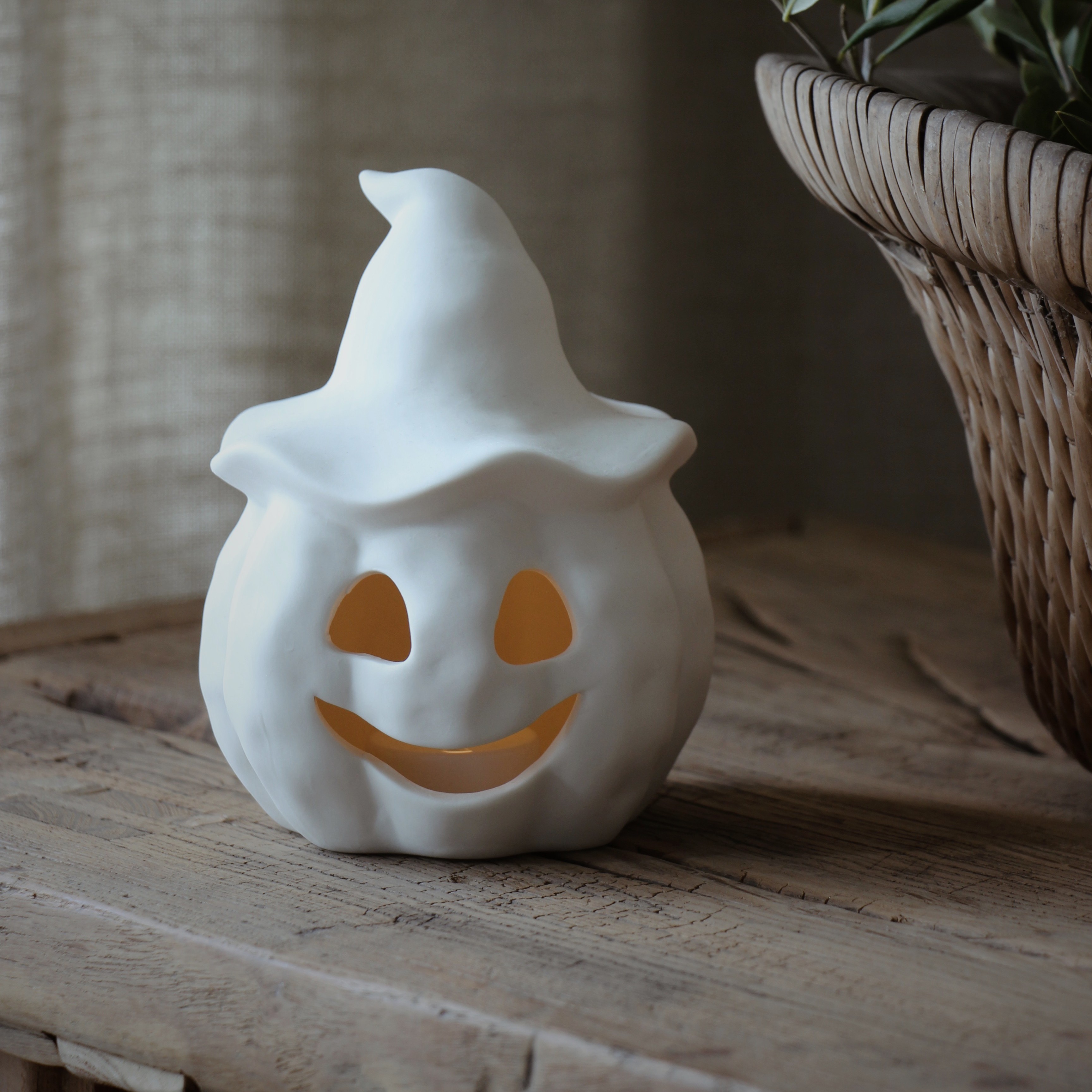 Pumpa Happy Med Hatt- Majas Cottage