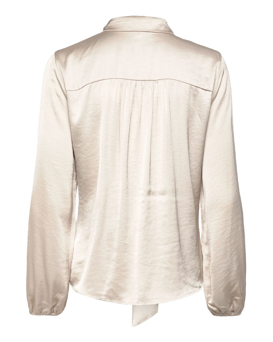 Blus Dove med knut silver-beige - 2