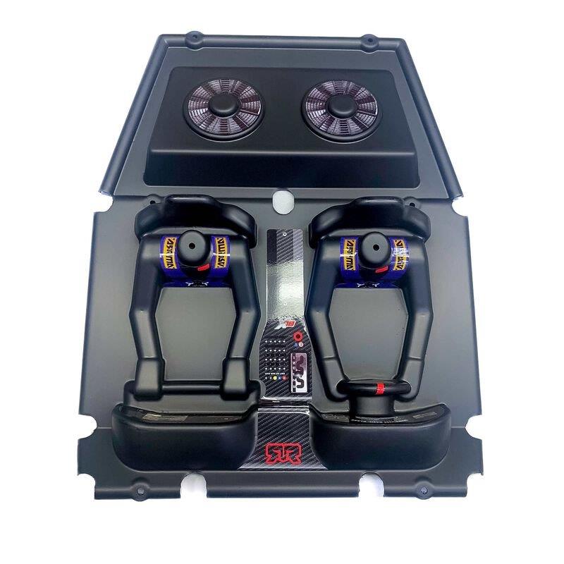 ARRMA Interior, Black with Decals: MOJAVE 6S BLX