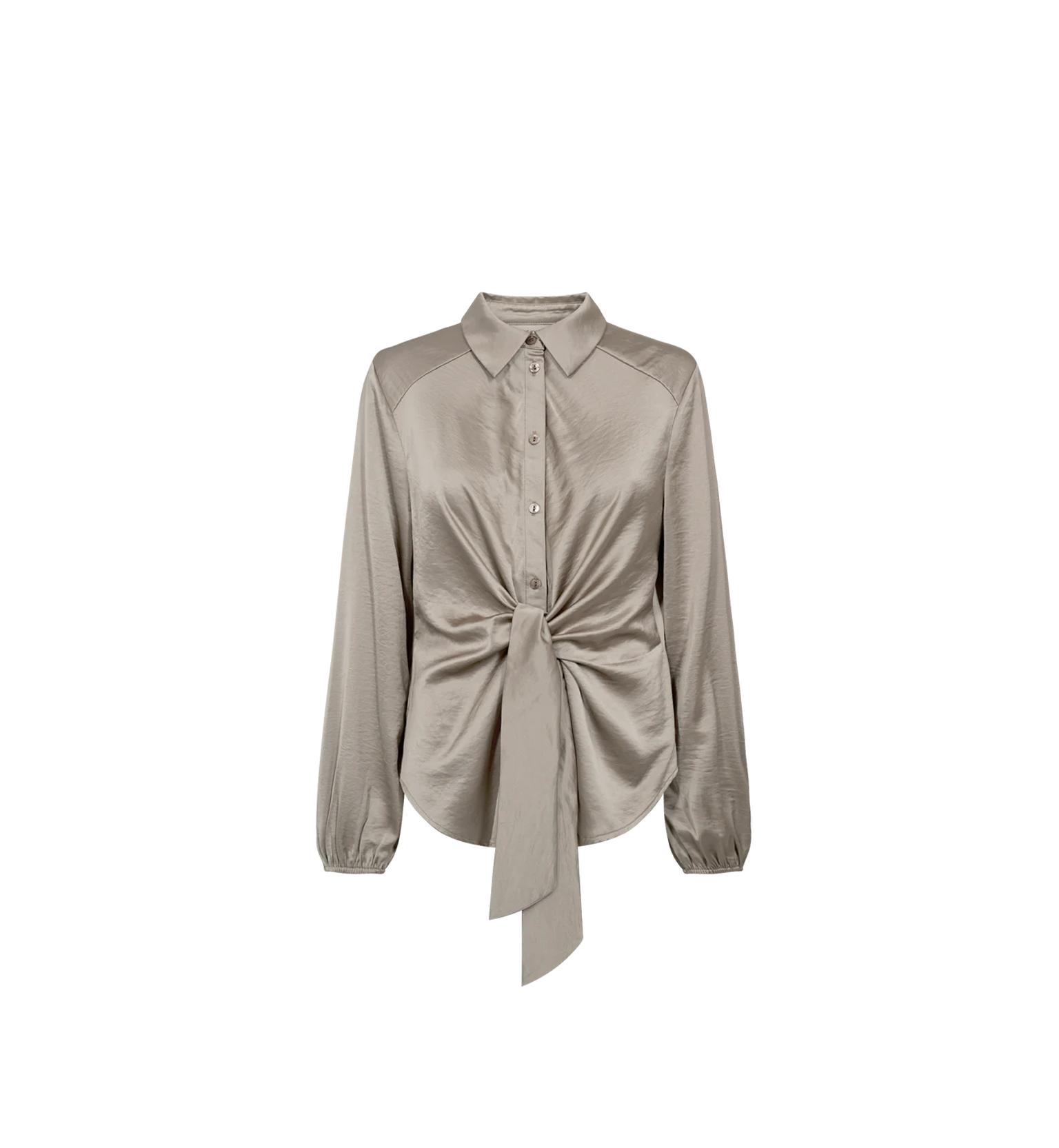 FREE/QUENT Dove Blouse Brown