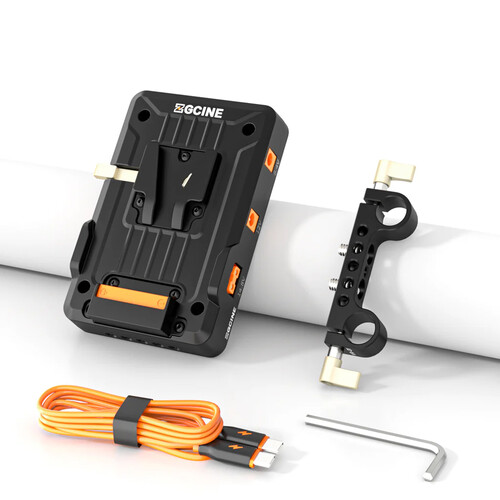 ZGCINE VM-VP1 V-Mount Battery Plate with 15mm LWS Mount (Kit 1) - 5