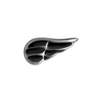Top to internally threaded labret - angel wing