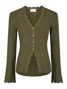 Neo Noir Clara Stitch Knit, Olive