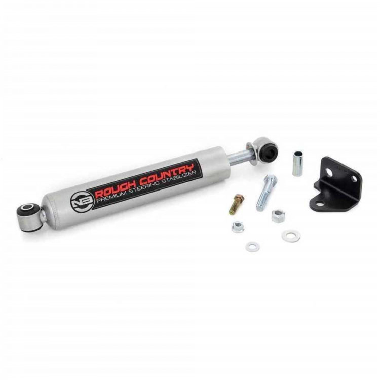 Rough Country N3 Premium Steering Stabilizer - Jeep JK & JKU