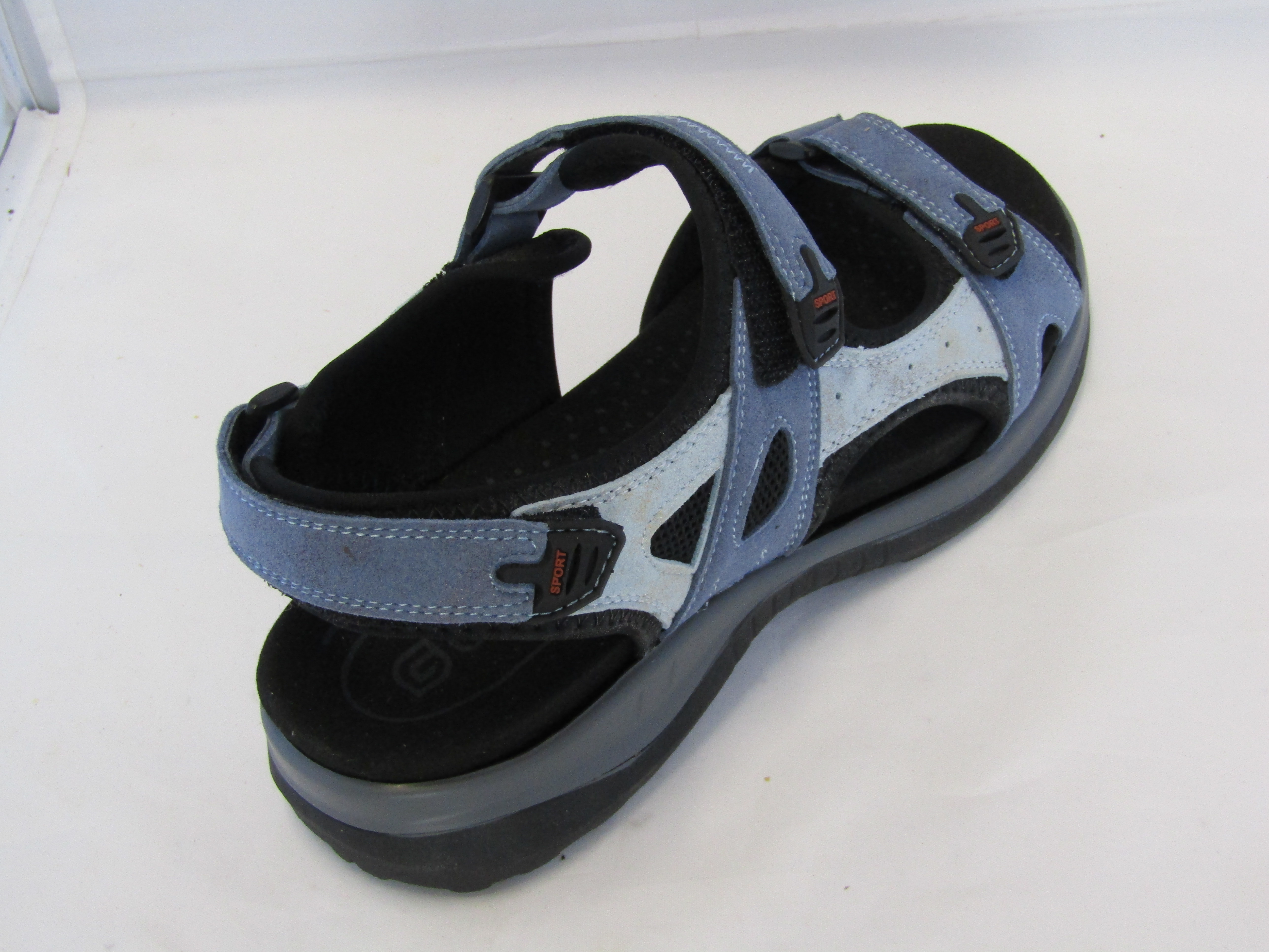 Comfort sandal med urtagbar sula Jeansblå 9051-1J - 3