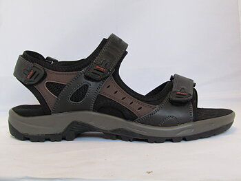 Comfort sandal med urtagbar sula Svart/Brun 9675-1 S