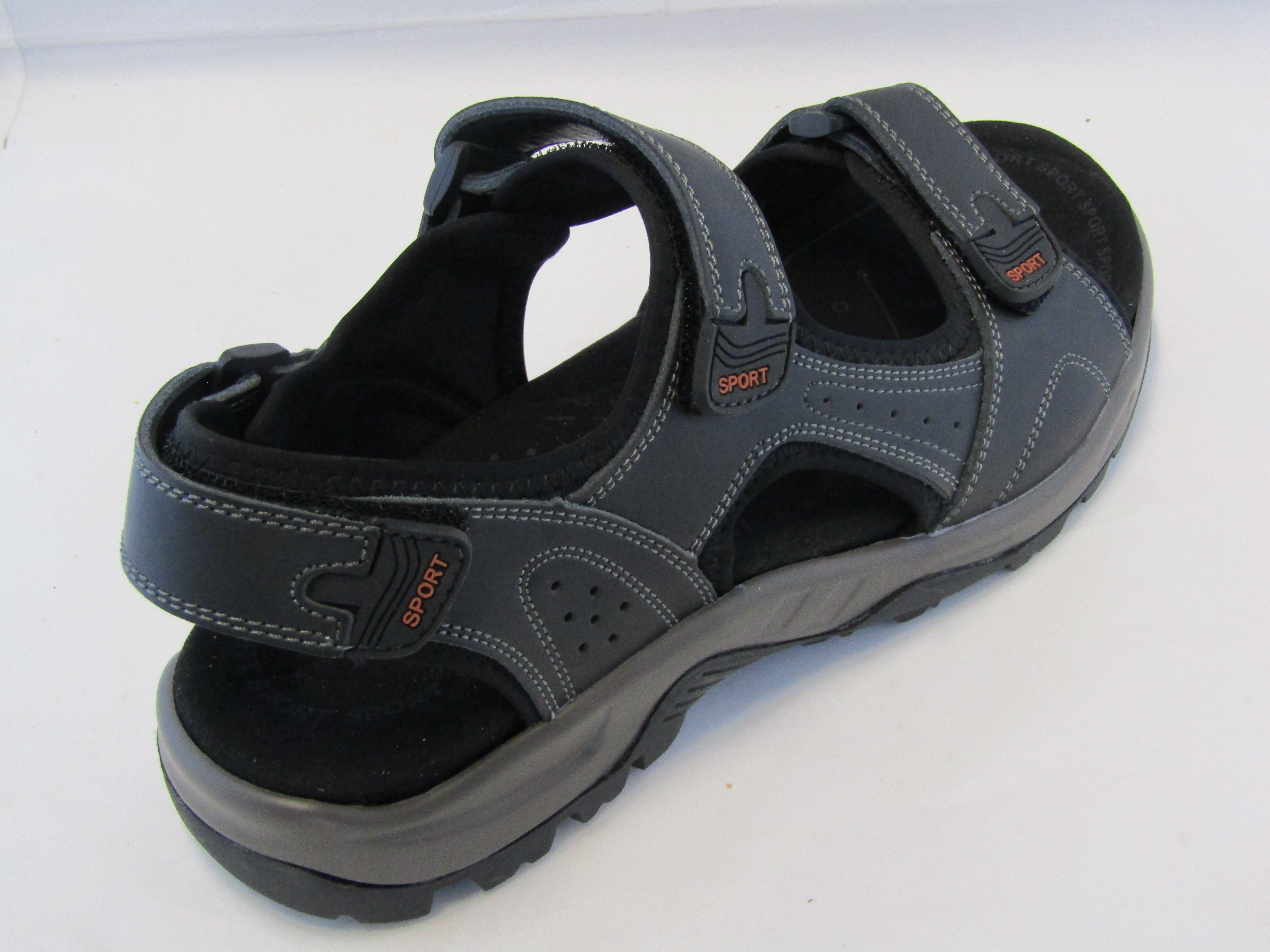 Comfort sandal med urtagbar sula svart 9675-2 S - 3