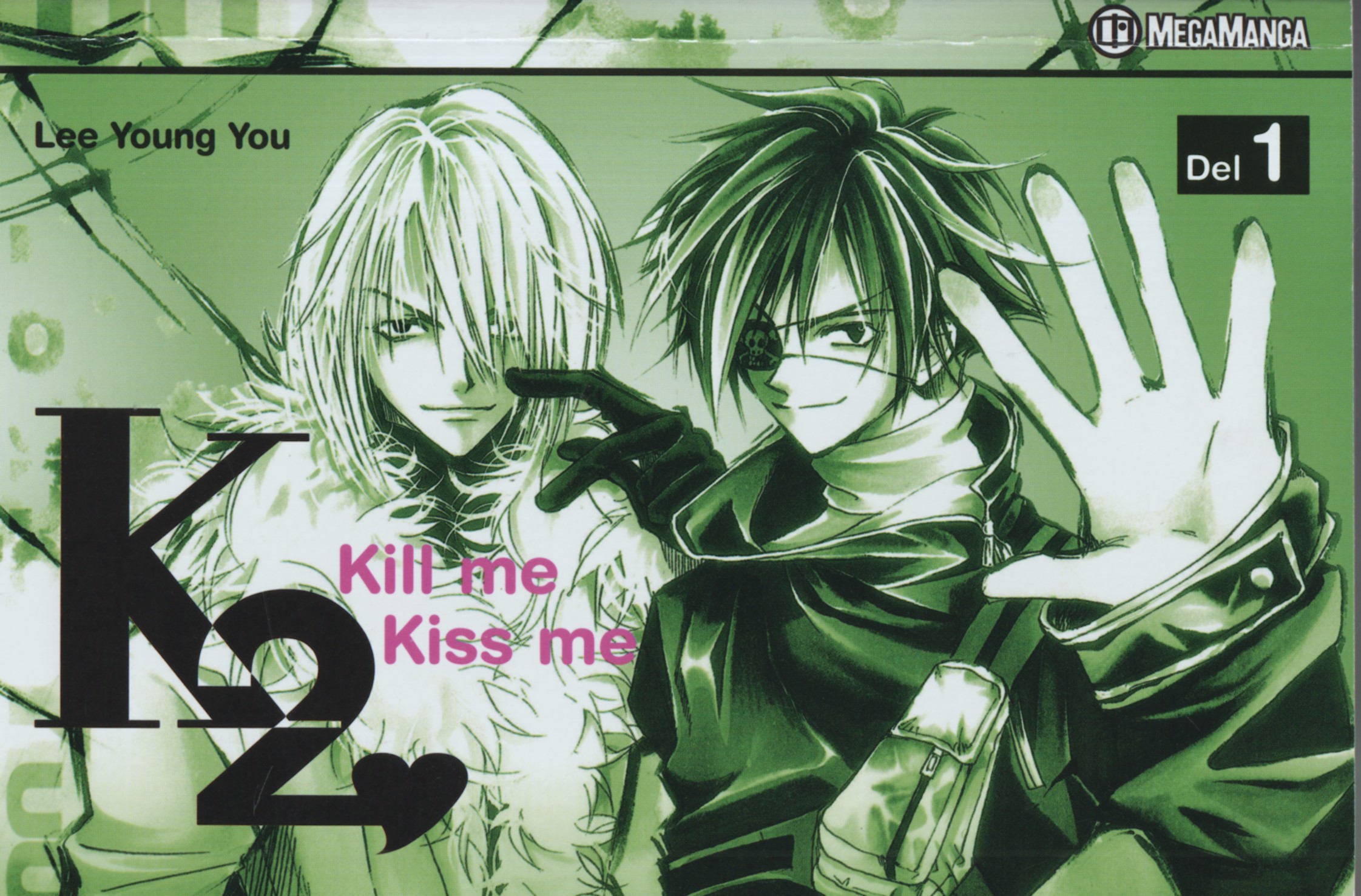K2 Kill me kiss me del 1 till 5 komplett serie, beganade