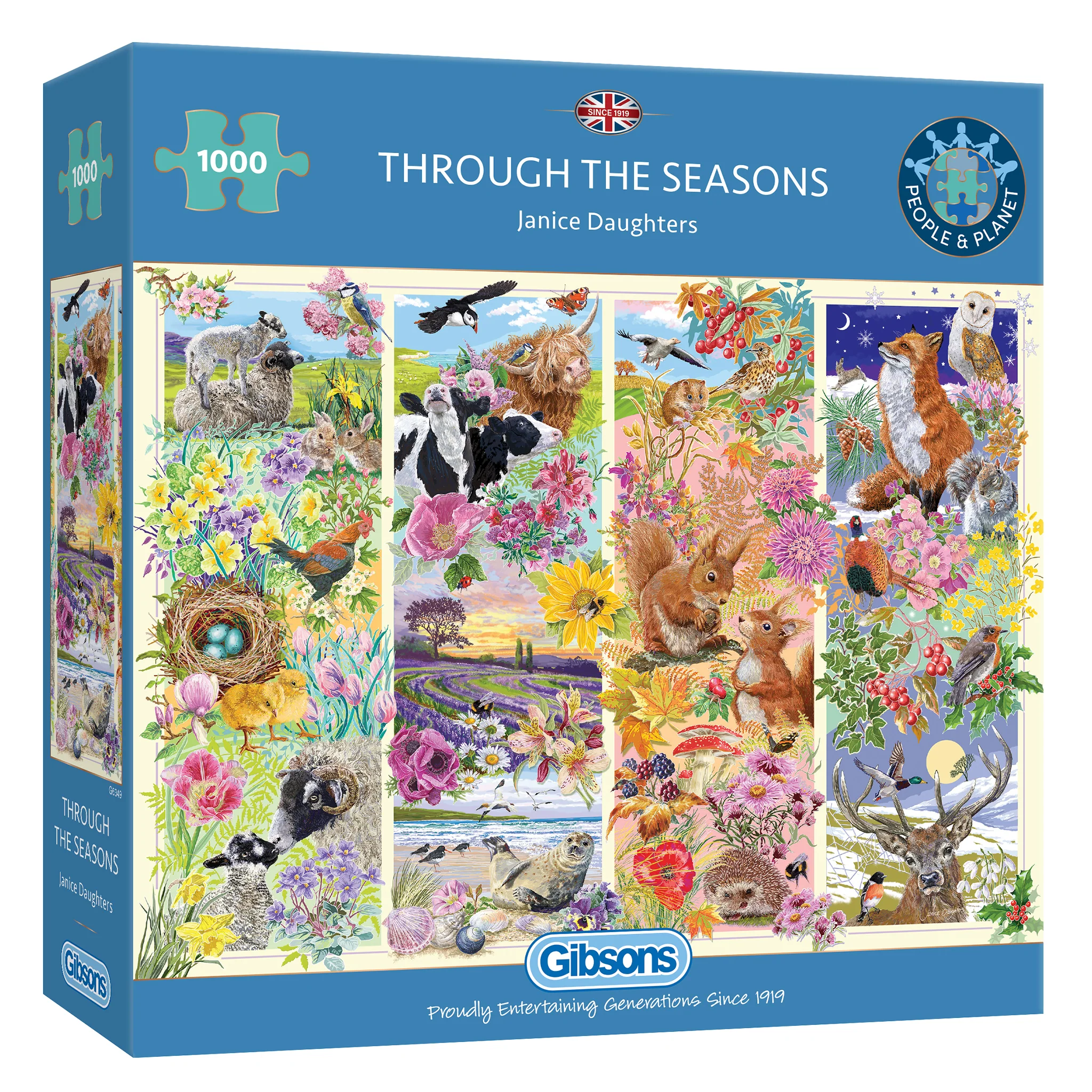 Through the Seasons (1000) Puzzle