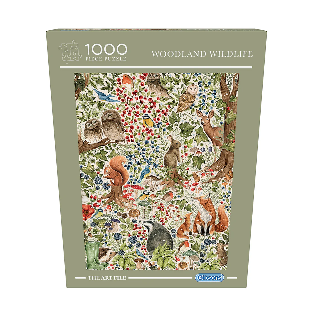 Woodland Wildlife 1000 Piece Puzzle - 6