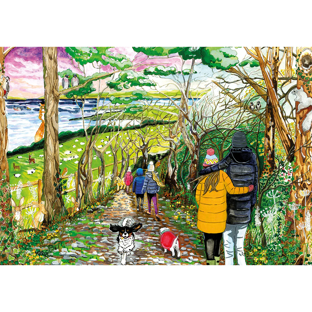 A Dog's Life (4x500) Jigsaw Puzzle - 2