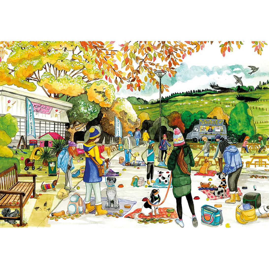 A Dog's Life (4x500) Jigsaw Puzzle - 5