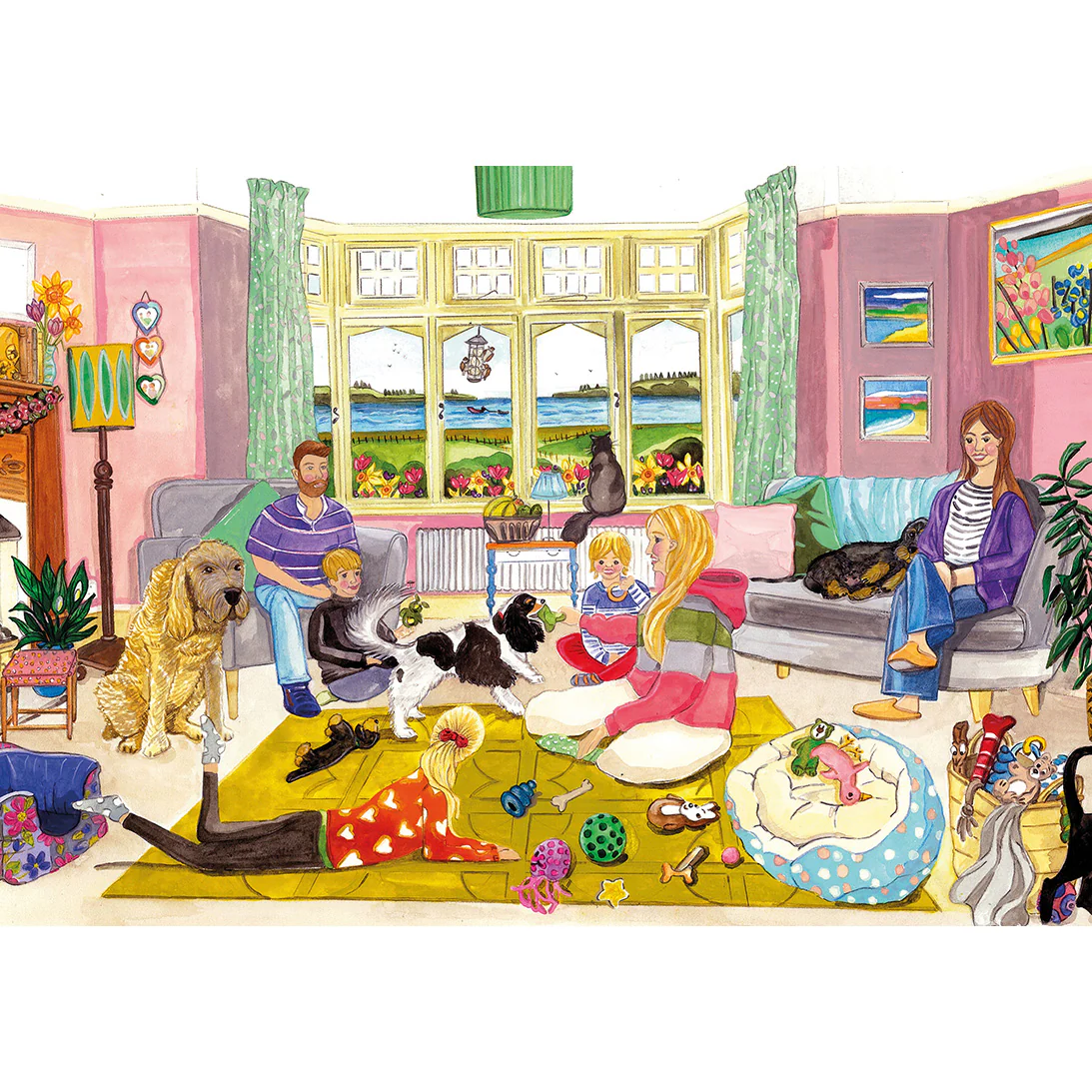 A Dog's Life (4x500) Jigsaw Puzzle - 4