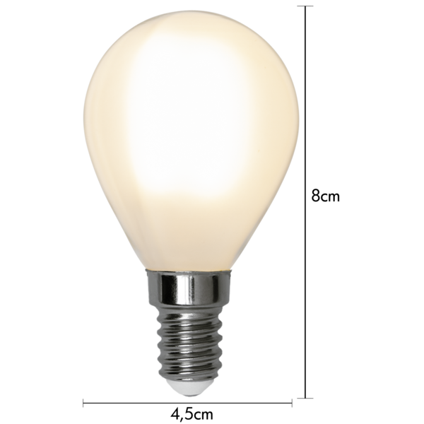 LED-lampa E14 P45 Frosted 2-pack - 5