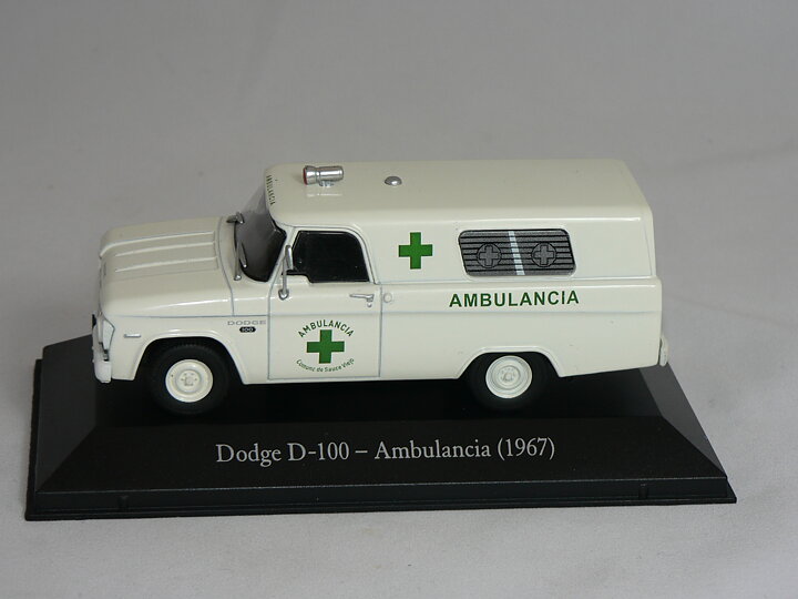 	Dodge  D-100  Ambulans 1967 1:43 Atlas 