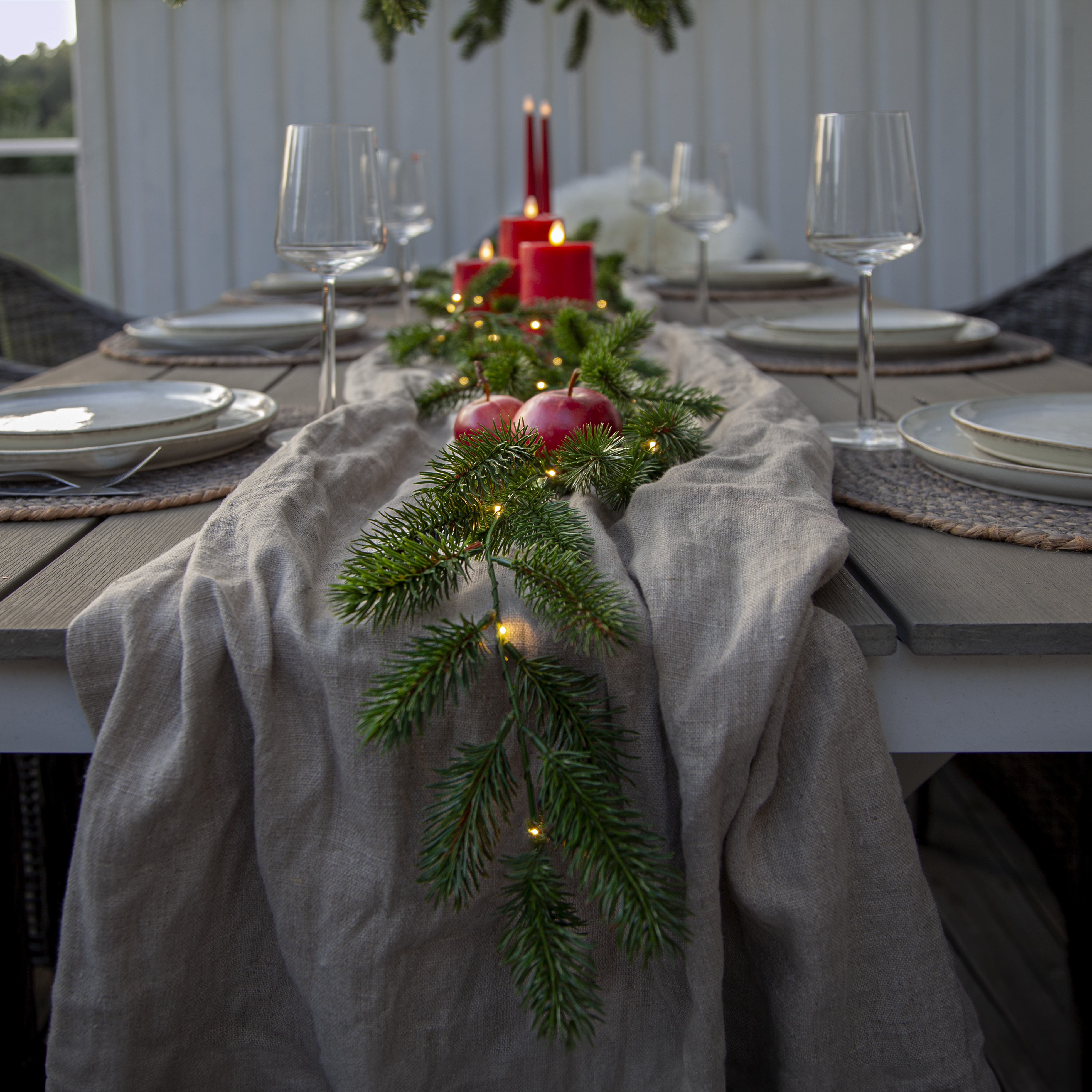 String lights - Garland - Green - 180 cm - Timer - Battery operated