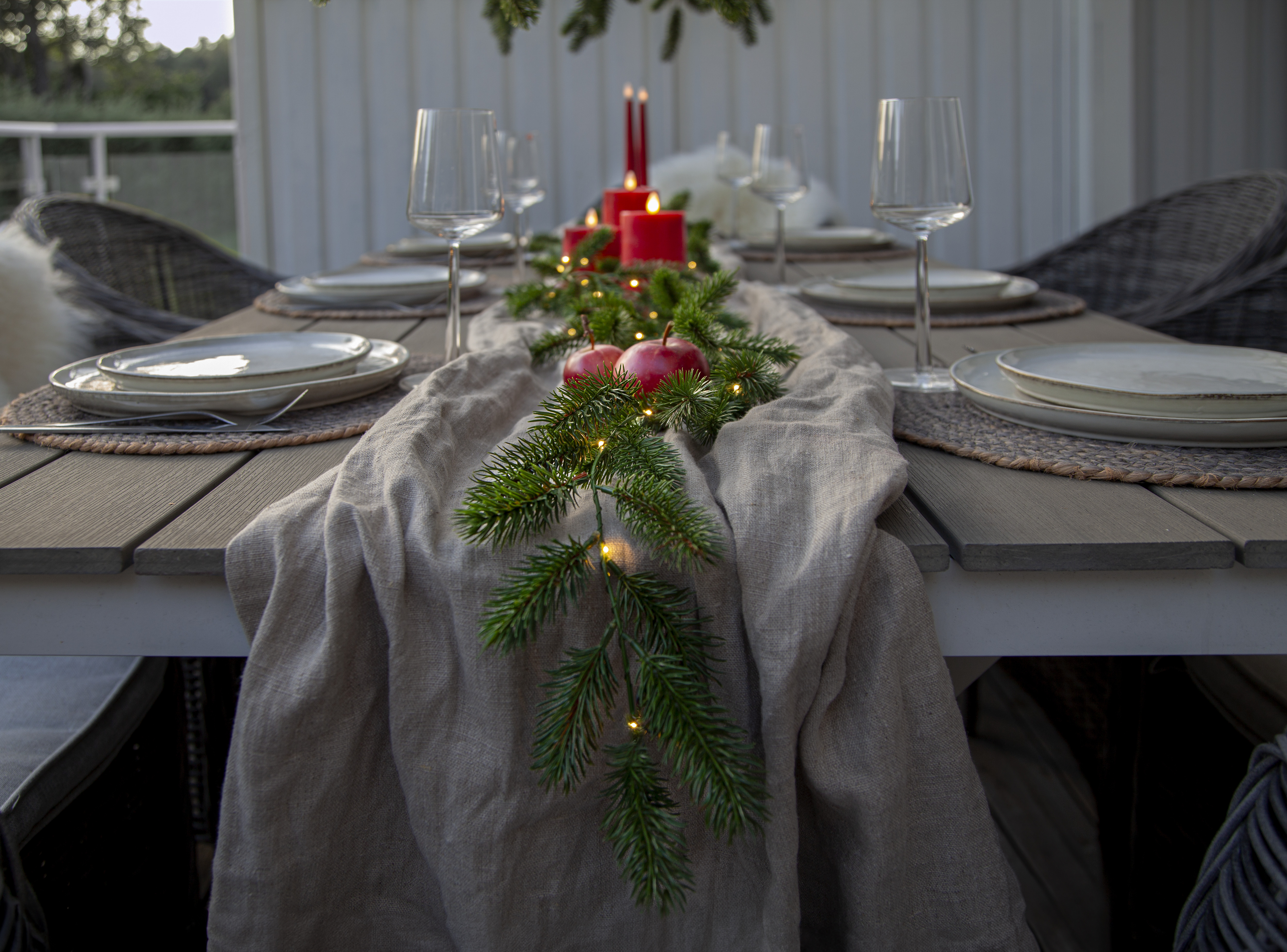 String lights - Garland - Green - 180 cm - Timer - Battery operated - 5