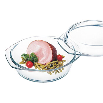 Simax Round baking dish with lid 24,9x20,2x9,3 cm