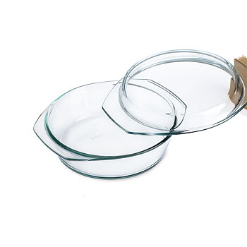 Simax Round baking dish with lid 27,2x22,8x10,3 cm