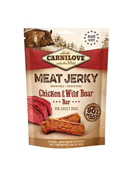 Carnilove Jerky Bar Kana Villisialla Herkku - 100 g