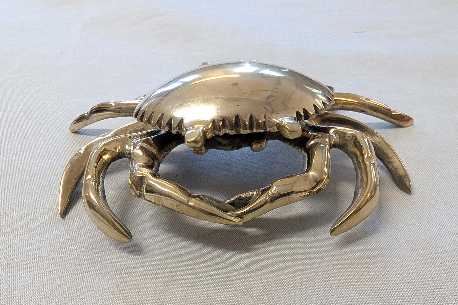 Krabba mässing 18x13 cm