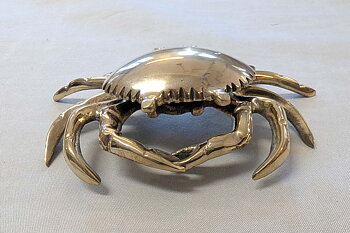 Krabba mässing 18x13 cm