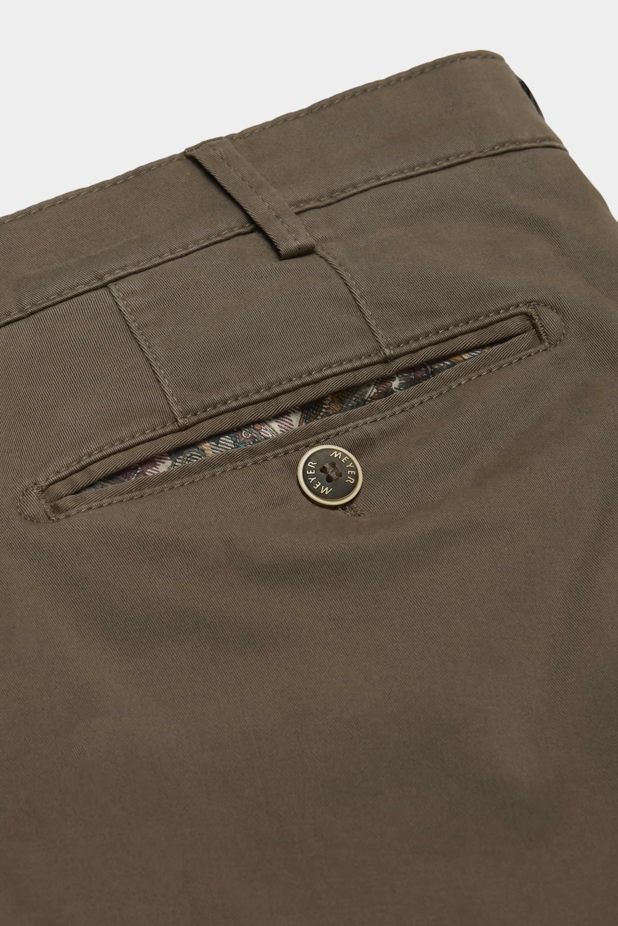 Bruna (mocha) chinos med thermofoder i Fine Twill och modern passform (Meyer / Bonn) - 5