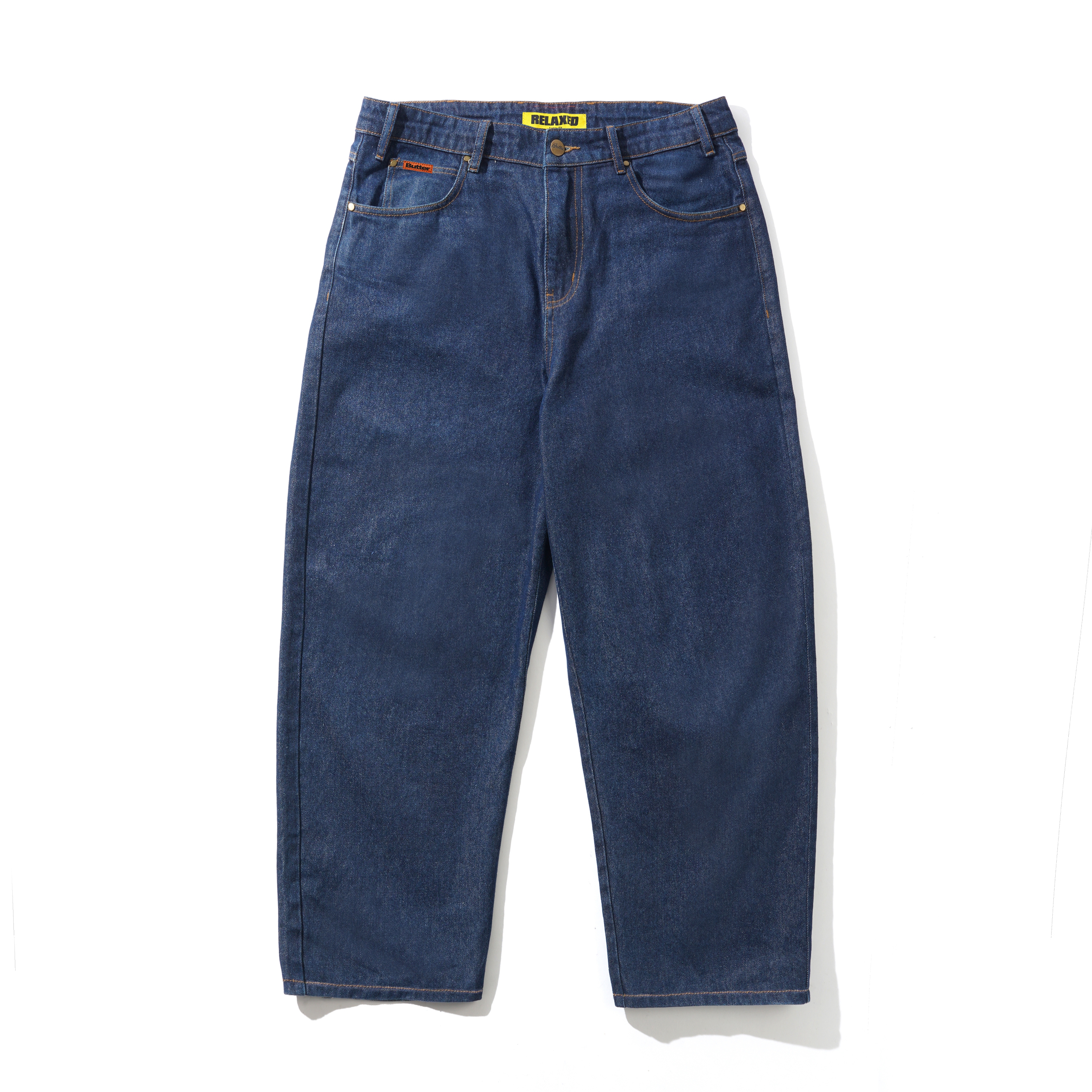 Butter Relaxed Denim Jeans Dark Indigo