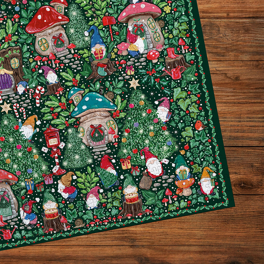 The Art File: Christmas Village (1000) Puzzle - 3