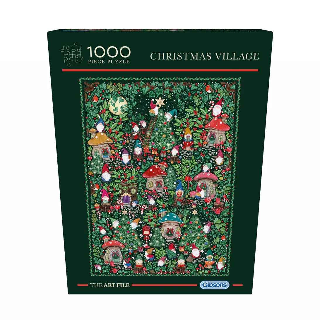 The Art File: Christmas Village (1000) Puzzle - 9