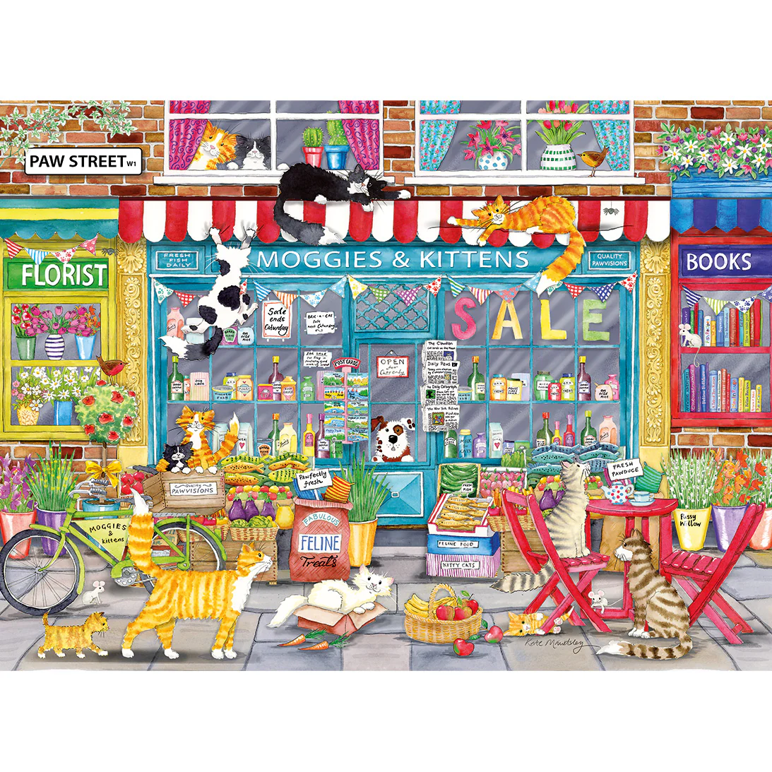 Moggies and Kittens (1000) Jigsaw Puzzle - 4