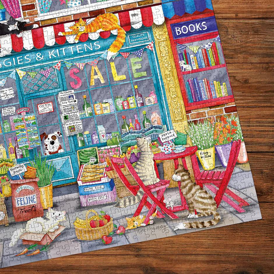 Moggies and Kittens (1000) Jigsaw Puzzle - 3