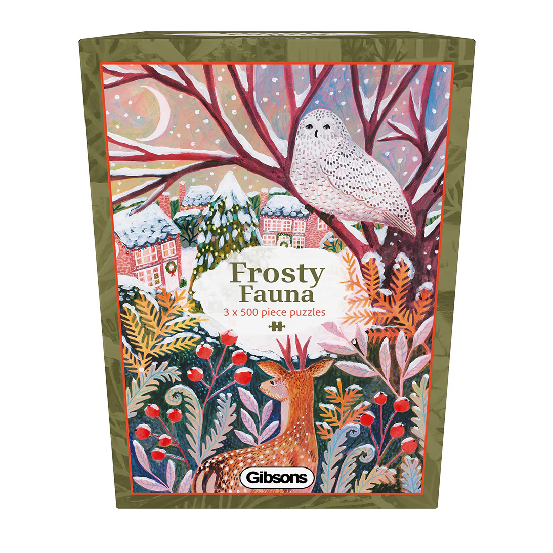 Frosty Fauna (3x500) Jigsaw Puzzle - 13