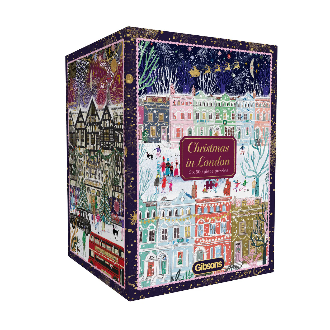 Christmas in London 3x500 Piece Puzzle