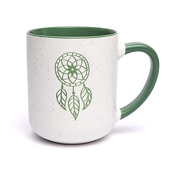 2 st. Mugg Drömfångare grön   -- 400 ml