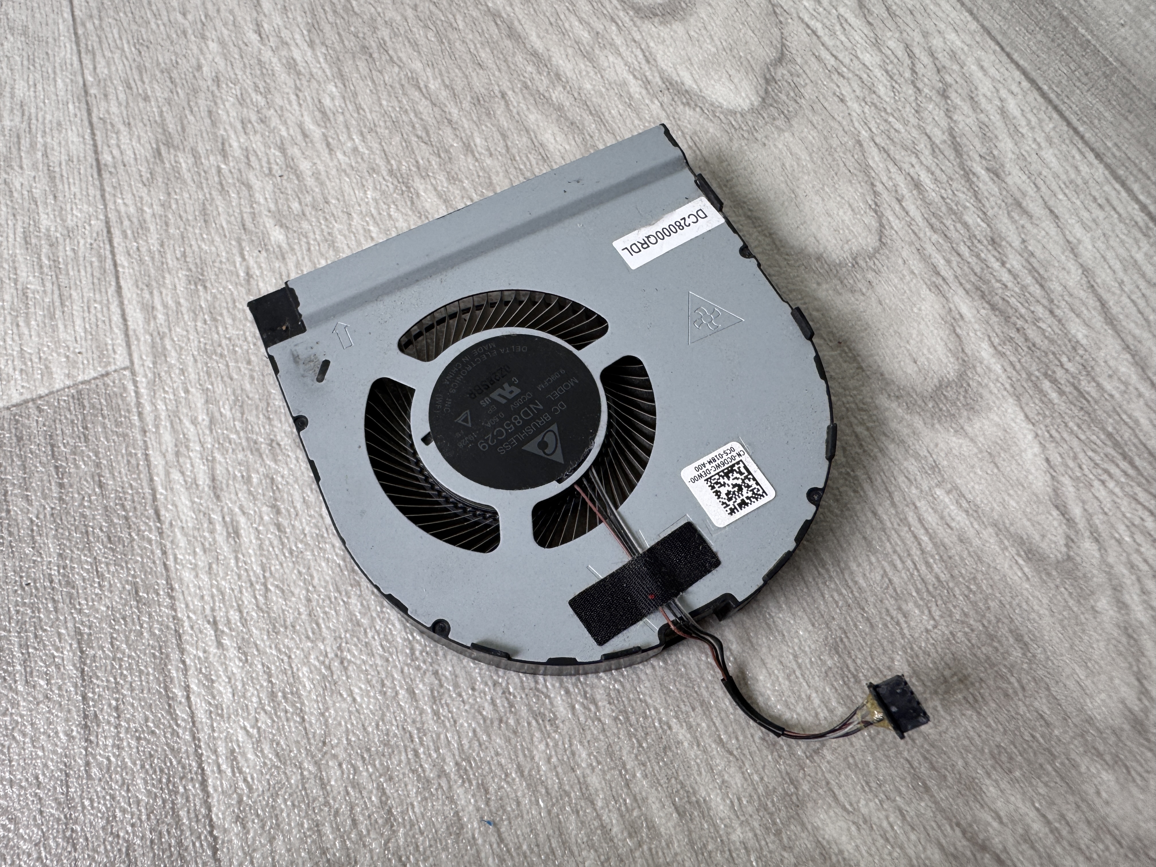 Original Dell CPU Fläkt Fan Precision 7550 7560 CN-0CD6WC 0CD6WC CD6WC
