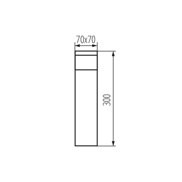KANLUX DASTEN Pollare 30 cm G9 - 3