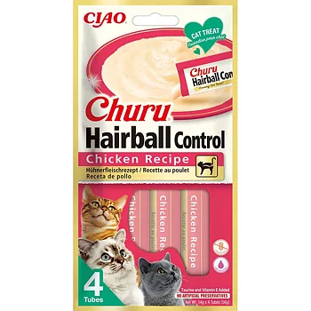 Churu Hairball Control Chicken 4-pack